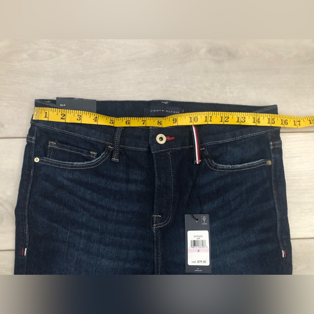 NWT Tommy Hilfiger Jeans Raleigh Highrise Skinny Size 6 - Picture 8 of 10